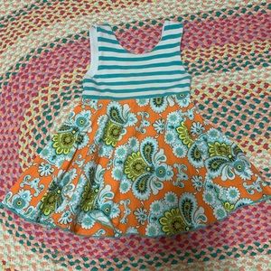 Smocked boutique style summer dress 2t